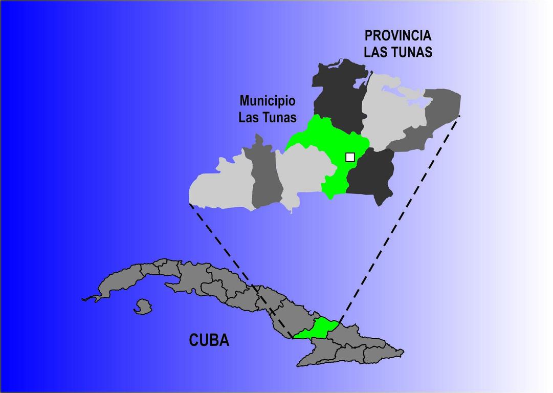 Mapa Cuba Tunas